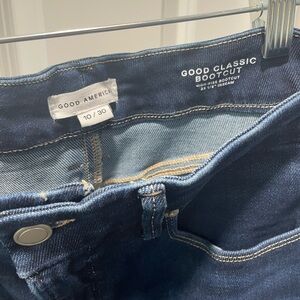 Good American Dark Blue Bootcut Jeans